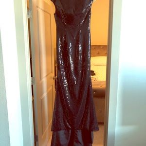 Black sequin dress
